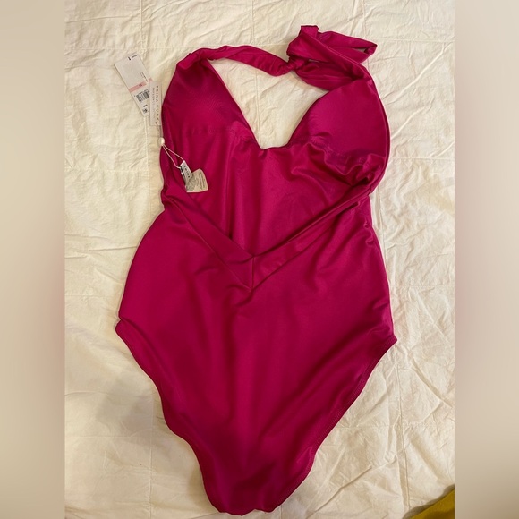 NWT Trina Turk Pink One Piece Size 10 - Picture 3 of 3